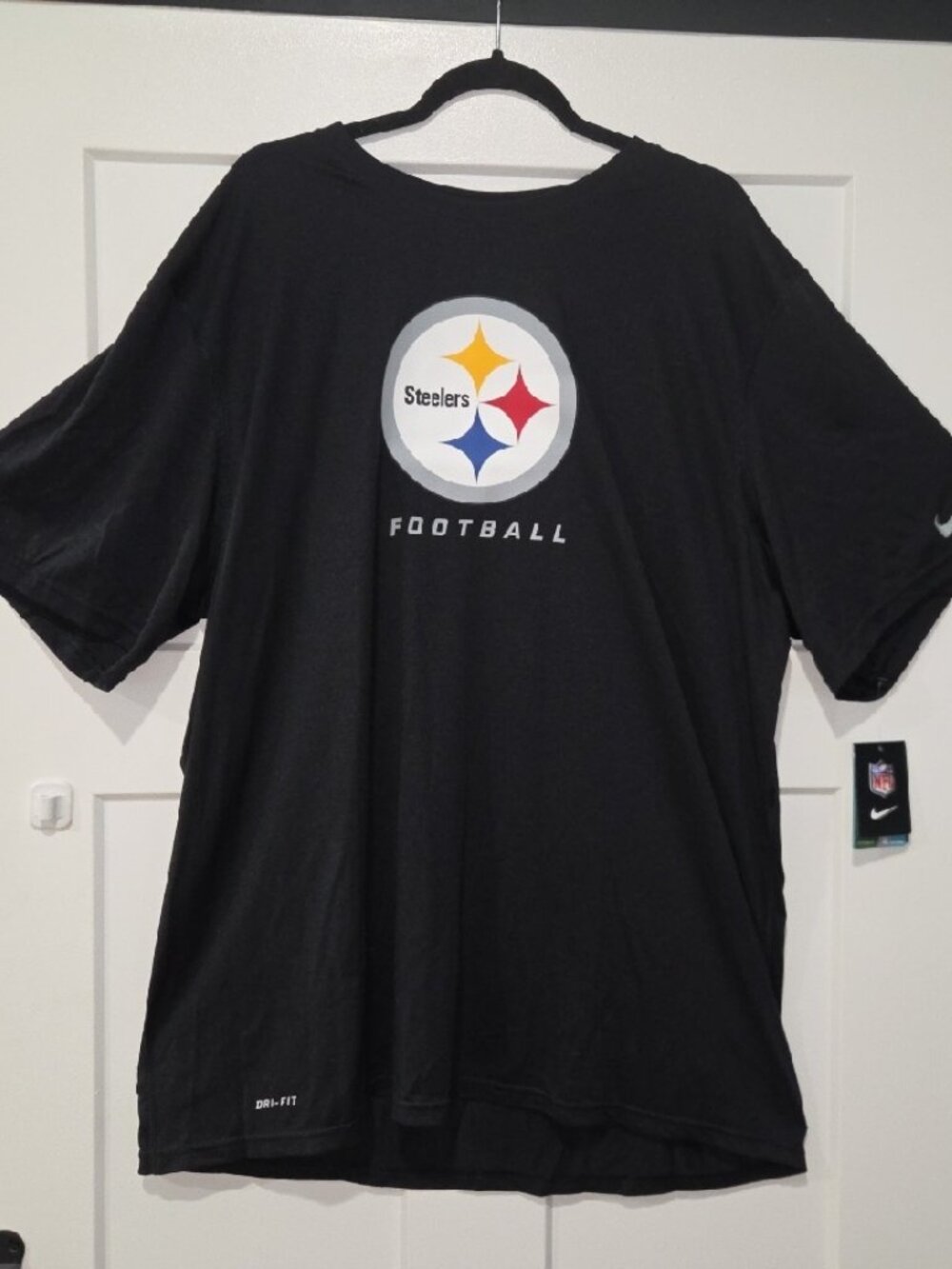 Pittsburgh Steelers Nike On Field Apparel Dry-Fit Round Logo T-Shirt 3XL NEW